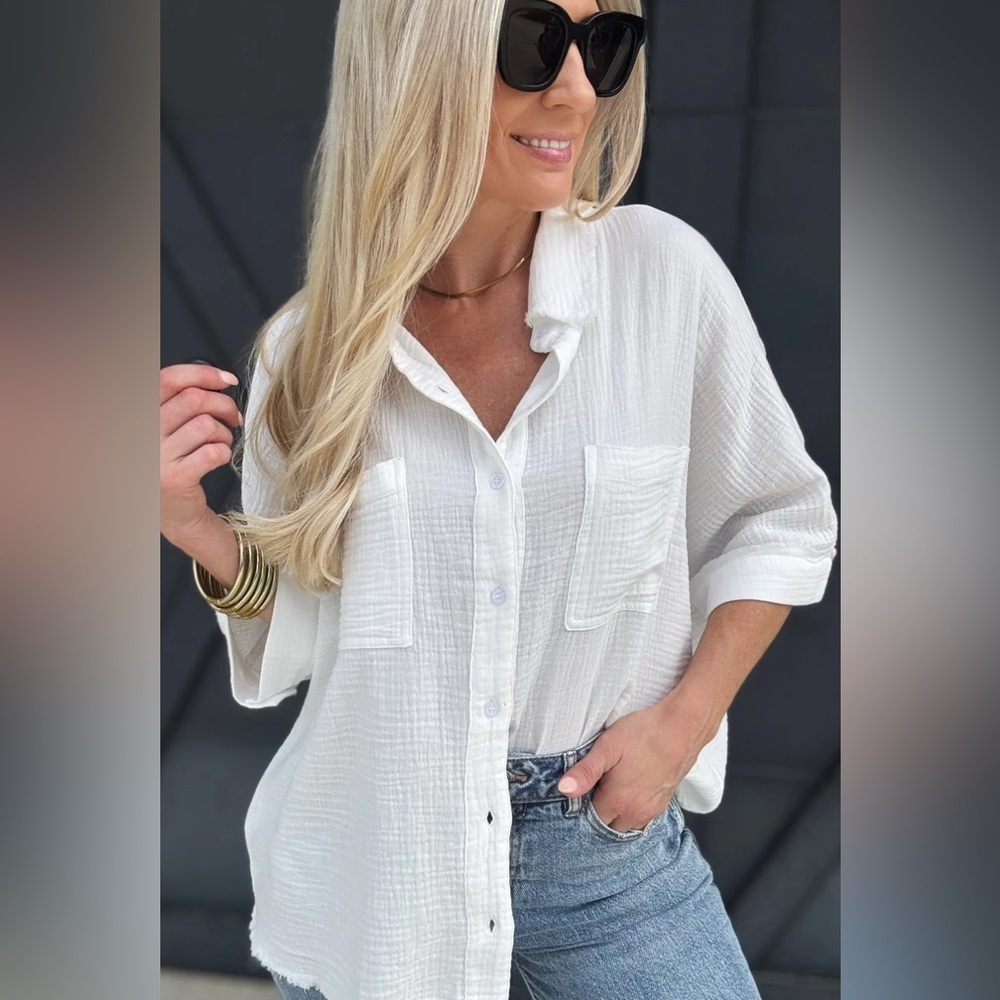 Eesome Ivory Textured Bottom/Down Top